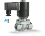 Kryogen Magnetventil G1/2 Edelstahl 30bar